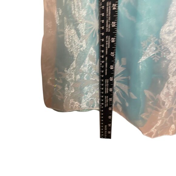 Disney Parks Frozen Elsa Dress Girl's 5/6 Blue Princess Costume - Picture 8 of 9